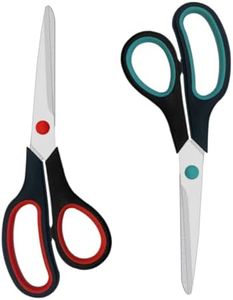 Scissors, 2 Pack 7.5 inch Scissors for Office and Home, Scissors All Purpose for School Fabric Craft Supplies Use