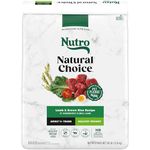 NUTRO NATURAL CHOICE Adult Dry Dog Food, Healthy Weight Lamb & Rice Recipe, 13.61kg (30LB) Bag