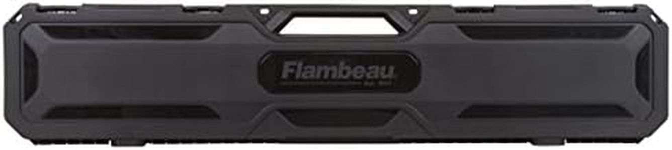 Flambeau Outdoors Express Gun Case, 46" Hard Rifle/Shotgun Protection, Black