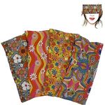 Eye Pillow "Pack 4 Hippie". Lavender and Rice Seeds. For Yoga, Meditation, Relaxation, Eye Rest