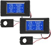 2 Pieces AC Current Voltage Amperag