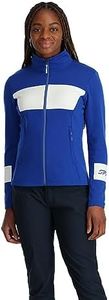 Spyder Women's Standard Speed Full Zip Fleece Jacket, Electric Blue