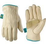 Wells Lamont 1167M Leather Work Gloves with HydraHyde Technology, Medium