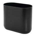 iDesign Cade BPA-Free Plastic Toilet Paper Storage Bin , Matte Black