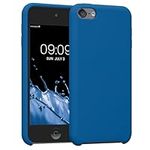 kwmobile TPU Silicone Case Compatible with Apple iPod Touch 6G / 7G (6th and 7th Generation) - Case Soft Flexible Protective Cover - Blue Reef