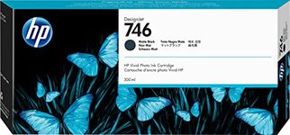 HP 746 Matte Black 300-ml Genuine Ink Cartridge (P2V83A) for DesignJet Z6 & Z9+ Large Format Printers