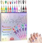 12 Colors Nail Art Marker Pens Set,