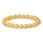 PYOR Yellow Aventurine Beaded Bracelet For Women Men Chakra Healing Crystals Prosperity Stones Spiritual Irregular Chips Stone Beads Gemstone Chip Bracelets Set Reiki Energy Generator Good Luck Gift