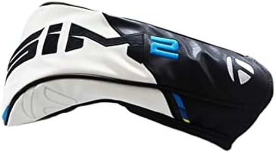 TaylorMade New 2021 Golf Sim2 Driver Headcover Black/White/Blue/Lime Neon