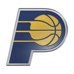 Fanmats 60432: Indiana Pacers Heavy Duty Aluminum Embossed Color Emblem