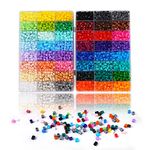 Artkal Fuse Beads Kit 9600 Fusion Beads in 48 Colors, Compatible Perler Beads Hama Beads 5mm Melting Beads 2 Boxes