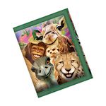 3D LiveLife Wallets - Safari Smiles from Deluxebase. Lenticular 3D Wild Animal Wallet. Cash, Coin and Card Holder with Artwork Licensed from Renowned Artist Michael Searle