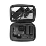 Action Pro Small Case Protective Bag with Water Resistant EVA Compatible with GoPro-12/11/10/9/8/7/6/5/4/3+/3/SJCAM/Yi/4K Eken Action Camera