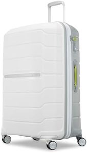 Samsonite Freeform Hardside Expandable with Double Spinner Wheels, Amethyst Purple, 2-Piece Set (21/28), White/Grey, Checked-Large 28-Inch, Freeform Hardside Expandable with Double Spinner Wheels