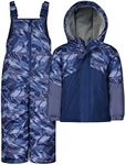 OshKosh B'Gosh baby-boys Ski Jacket and Snowbib Snowsuit Outfit, Blue, 2T