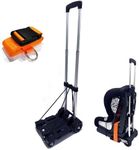 Car Seat Travel Cart for Airport - Carseat Roller for Traveling,Extendable Base Plate, Foldable, Storable, and Stowable Under Your Airplane seat or Over Head Compartment