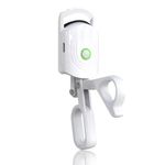 Heated Eyelash Curlers, 3 Heating Modes Electric Eyelash Curler, Rechargeable Portable Eyelash Curler, Quick Natural Curling Eye Lashes (White)