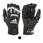 adidas Freak MAX 2.0 Padded Lineman Adult Football Gloves, Black, 4X-Large - Premium Football Gear