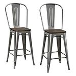 DHP Luxor Counter Stool with Wood S
