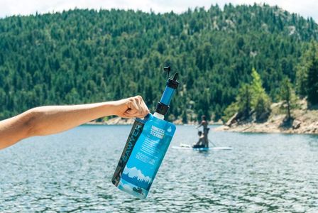 Sawyer Mini Water Filter – Portable Blue Filtration System