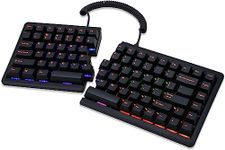 Mistel BAROCCO MD770 RGB TKL Split Ergonomic Mechanical Keyboard with LED Backlit, Windows & Mac, Macro Support, ANSI (Cherry MX Brown Switch)