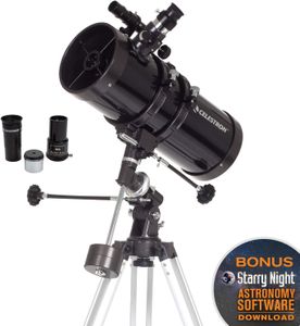 Celestron PowerSeeker 127EQ Telescope – Reflector with Tripod