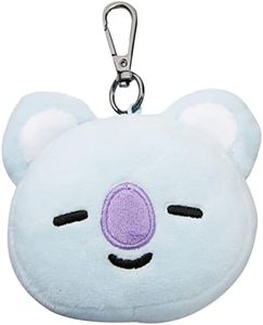 AURORA BT21 Official Merchandise, KOYA Plush Key Clip, 61336, Blue