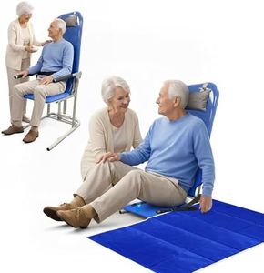 Platinum Health Floor Lift Pro System, Complete System Includes Mandatory Slide Sheet. Power Electric Operation for Safe, Easy Lifting of Elderly/Seniors. Includes Wheels, Safety Straps, Head Pillow.