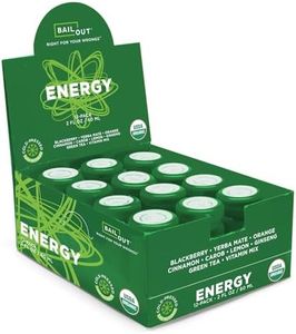 Bailout Wellness - Energy Shot, Energy Drink for Brain Focus and Long-Lasting Energy, All-Natural Ingredients and Gluten-Free, 2 Fluid Ounces, Pack of 12