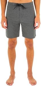 Hurley M Phtm OAO Heather 18' Black