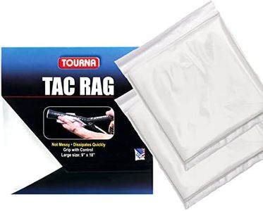 Tourna Tac Rag Sticky Grip Enhancer 2 Pack, White