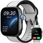 1.8" Fitness Tracker Smart Watch for Men Women, Bluetooth Call, Heart Rate Sleep Blood Oxygen Monitor, 100+ Sports Modes, IP68 Waterproof, Alexa Built-in, DIY Dial, Smartwatch for Android iPhone