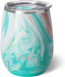 Swig 14oz Wine Tumbler | Insulated Wine Tumbler with Lid, Dishwasher Safe, Stainless Steel Wine Tumblers for Women, Insulated Wine Cups, Outdoor Wine Glasses, Travel Wine Glass (Wanderlust)