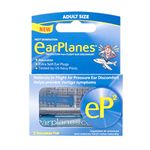 EarPlanes EP2 Ultra-Reusable Earplugs, Airplane Pressure Prevention Earplugs for Adults (1 Pairs)