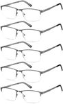 EYECEDAR 5-Pack Reading Glasses for