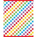 Rainbow Birthday Party Loot Bags (19cm x 27cm) Pack of 8 - Rainbow Dots Design, Vibrant & Eye-Catching Party Favor Bags for Kids