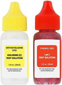 U.S. Pool Supply Swimming Pool & Spa Test Kit Refill Solutions, Test Water for pH, Chlorine and Bromine