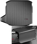 WeatherTech Cargo Liner Floor Mat + Bumper Protector Tailored Suitable for: Audi A3/S3 8V Sedan FWD 2013-19|Black CargoLiner