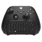 FYOUNG Controller Keyboard for Xbox Series X/S/Xbox One/S/Controller Gamepad, 2.4Ghz Mini QWERTY Controller Keyboard Gaming Chatpad with Audio/Headset Jack for Xbox Series X/S Controller Accessories