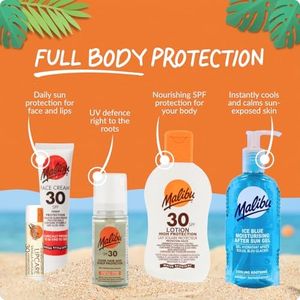 Malibu Sun SPF 6 Bronzing Tanning Oil – Coconut Oil, Water Resistant, 200ml