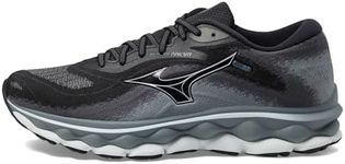 Mizuno Men's Wave Sky 7 Running Shoe, Black-glacial Ridge, 10