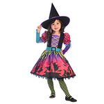 amscan 9903889 - Kids Hocus Pocus Spellbook Sweetie Witch Halloween Girls Fancy Dress Costume Age:7-8 Years