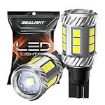 SEALIGHT 2024 Upgraded 912 921 LED Bulbs, 1000% Brightness Super Bright T15 Backup Light, W16W 906 904 902 LED Reverse Lights, 6000K Xenon Cool White, Pack of 2