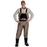 Caddis Men's Taupe Affordable Breathable Stocking Foot Wader, X-Large