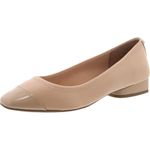 Anne Klein Women’s Carlie Comfortable Ballet Flat, Nude, 7.5