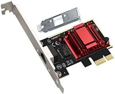 2.5GBase-T PCIe Network Adapter RTL8125B 2500/1000/100Mbps PCI Express Gigabit Ethernet Card RJ45 LAN Controller Support PXE for Windows/Linux/MAC with Low Profile