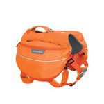 RUFFWEAR Hiking Pack for Dogs, Small Breeds, Adjustable Fit, Size: Small, Orange Poppy, Approach Pack, 50102-801S