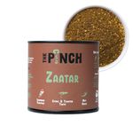 THE PINCH Zaatar Arabic Seasoning 100% Natural - Authentic Lebanese flavour, with sumac. Easy to use on salads, roasted vegetables, hummus, breads and sweet potatoes. 45g package.