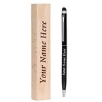 CrownLit Personalised Slim Pen&Box Combo,Blue