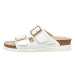 Mephisto Women's Hester Vernis Cork Footbed Sandal White 39 Medium EU